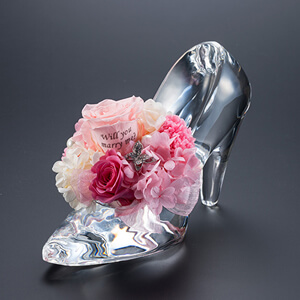 プロポーズ用のガラスの靴