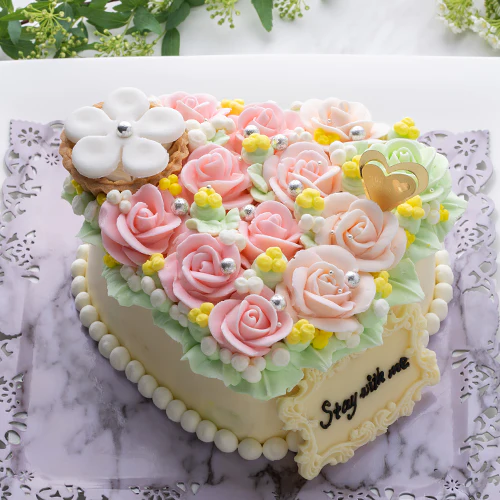 記念日におすすめのバラのケーキ