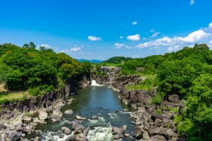 鹿児島県のプロポーズスポットとして人気の曽木の滝公園