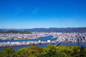 高知でプロポーズスポットとして人気の五台山公園
