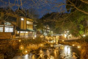 熊本県でプロポーズスポットとして人気の黒川温泉
